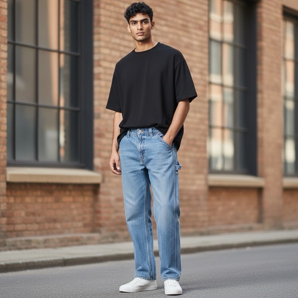 Carhartt Carpenter Jeans Loose Fit Light Wash Tag 31"/30" Actual‎ 32"/29"